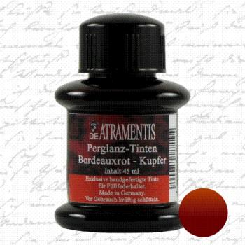 DeAtramentis Pearlescent Bordeauxrot - Copper 45ml