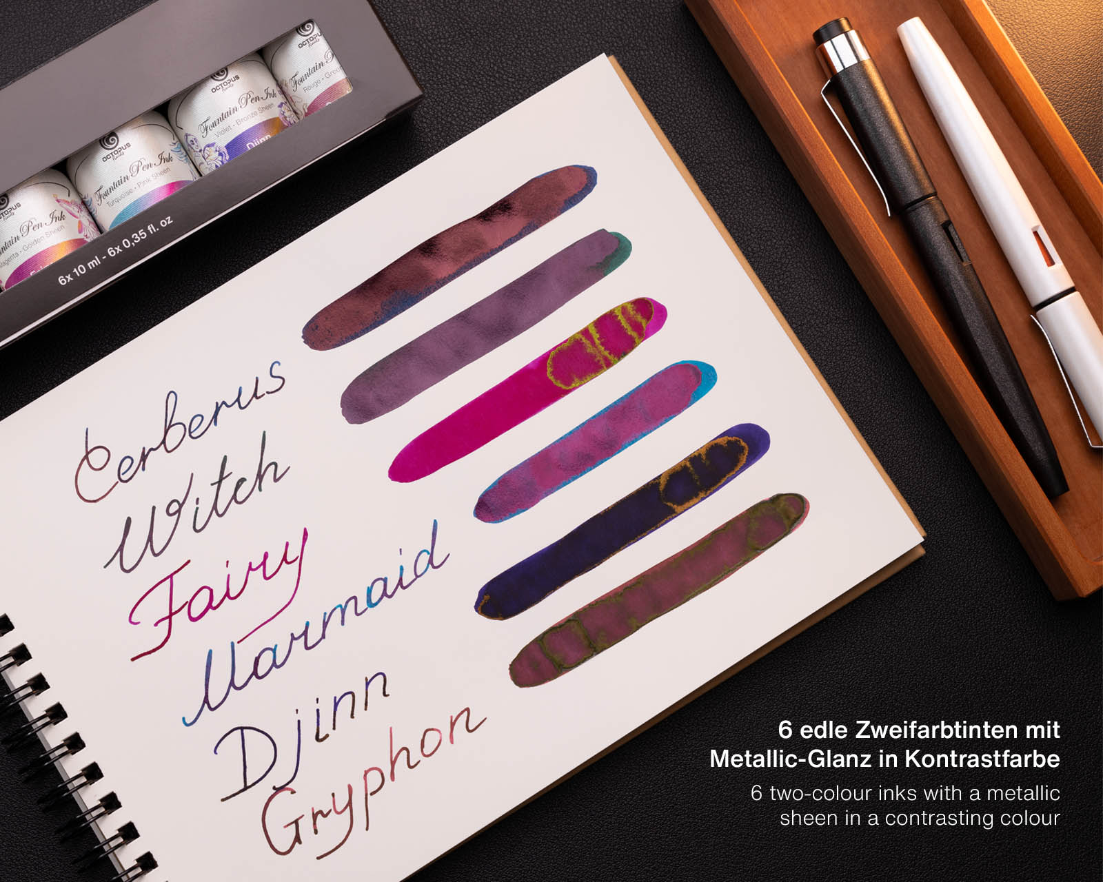 Octopus Sheen Ink Set 6x10ml