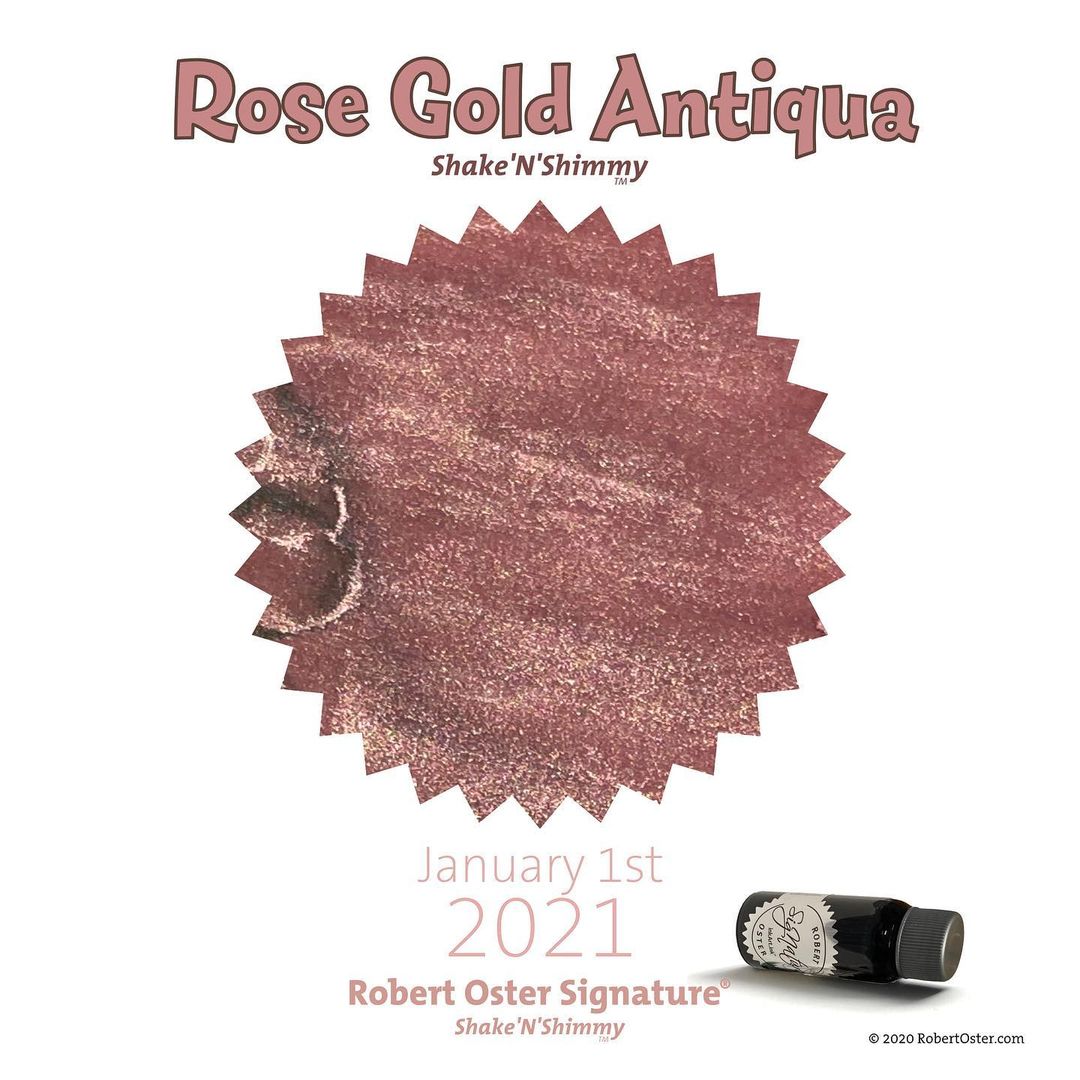 Robert Oster Shake`N`Shimmy - Rose Gold Antiqua  50ml