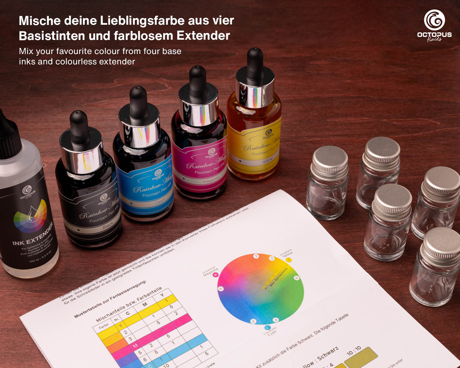 Octopus RIMIK™ Rainbow Ink Mixing Kit