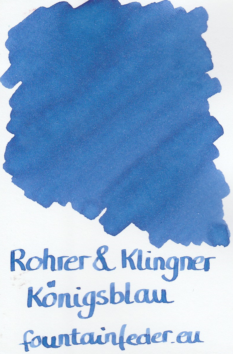 Rohrer & Klingner Königsblau Ink Sample 2ml