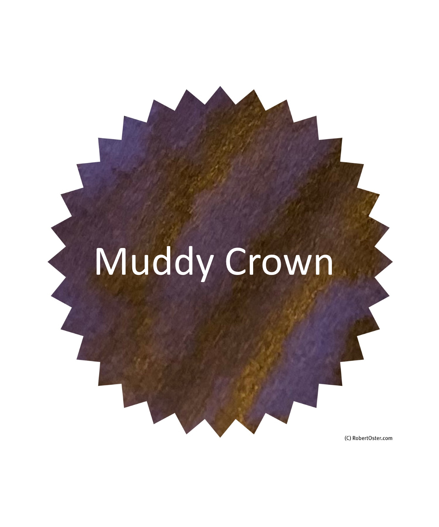 Robert Oster MudPack - Muddy Crown  Ink Sample 2ml