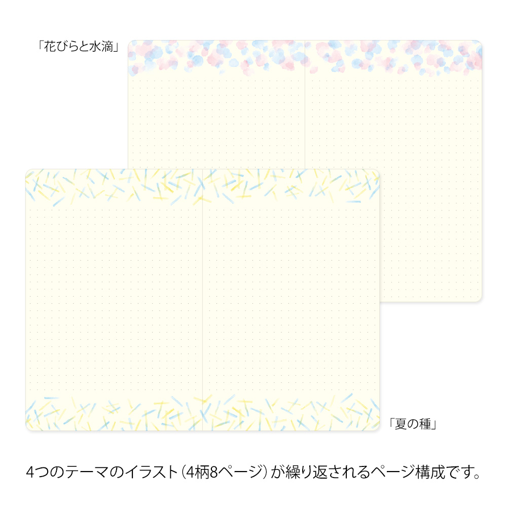 Yuru Log Notebook B6 Watercolour
