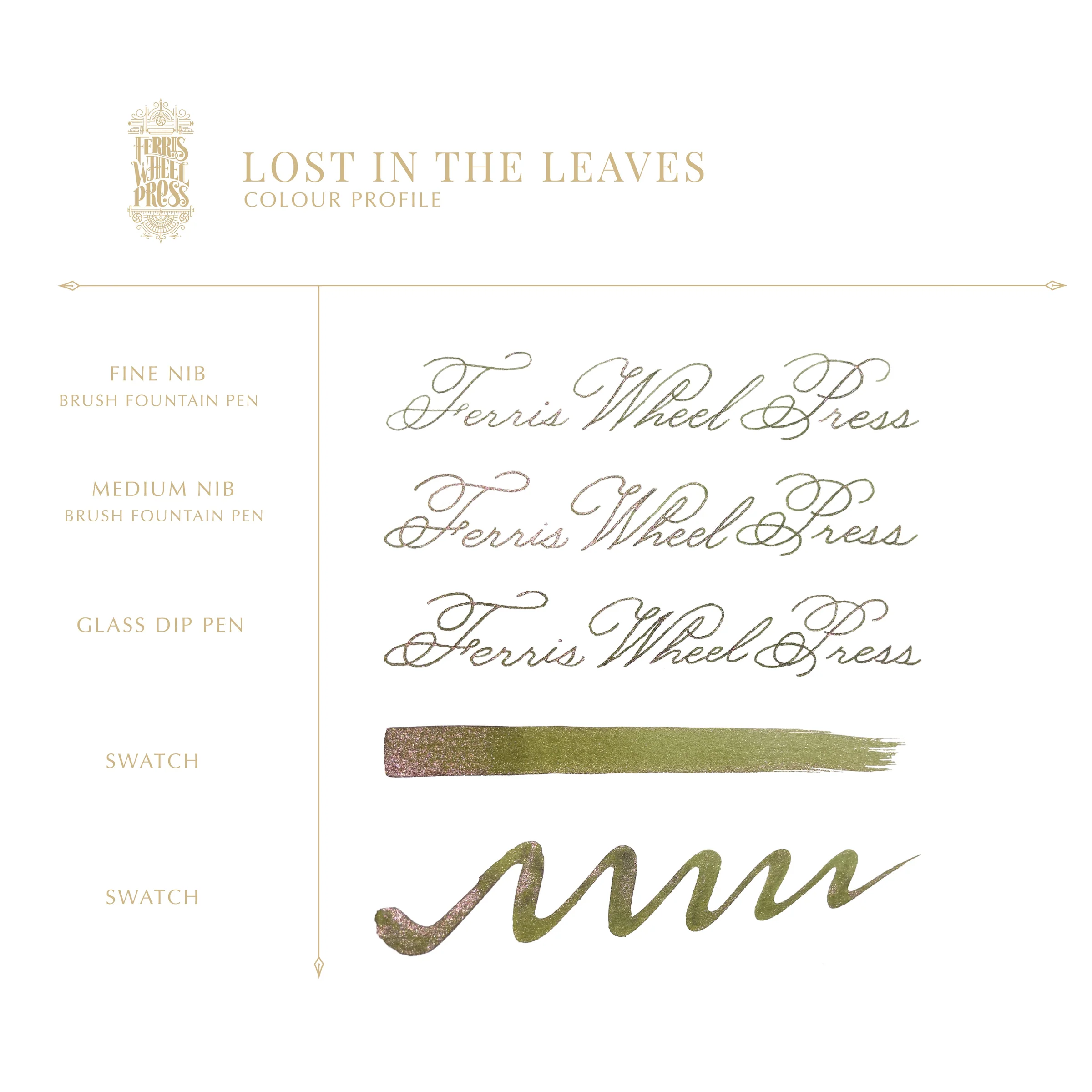 Ferris Wheel Press - Bestiary Series - Lost in the Leaves Ink 10ml