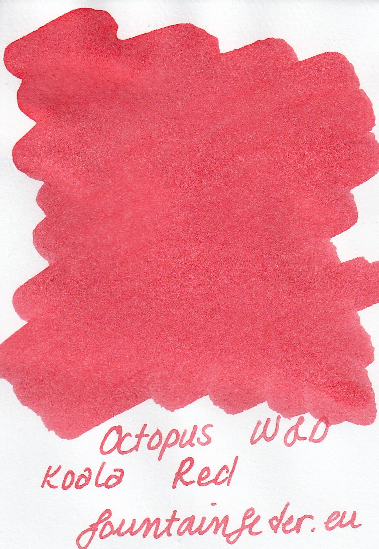 Octopus Fluids Write & Draw - Koala Red Ink Sample 2ml