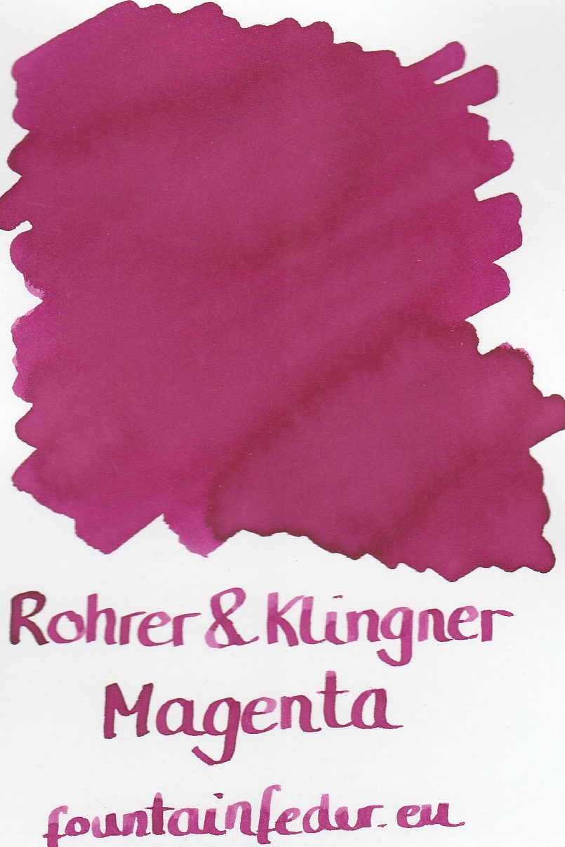Rohrer & Klingner Magenta Ink Sample 2ml