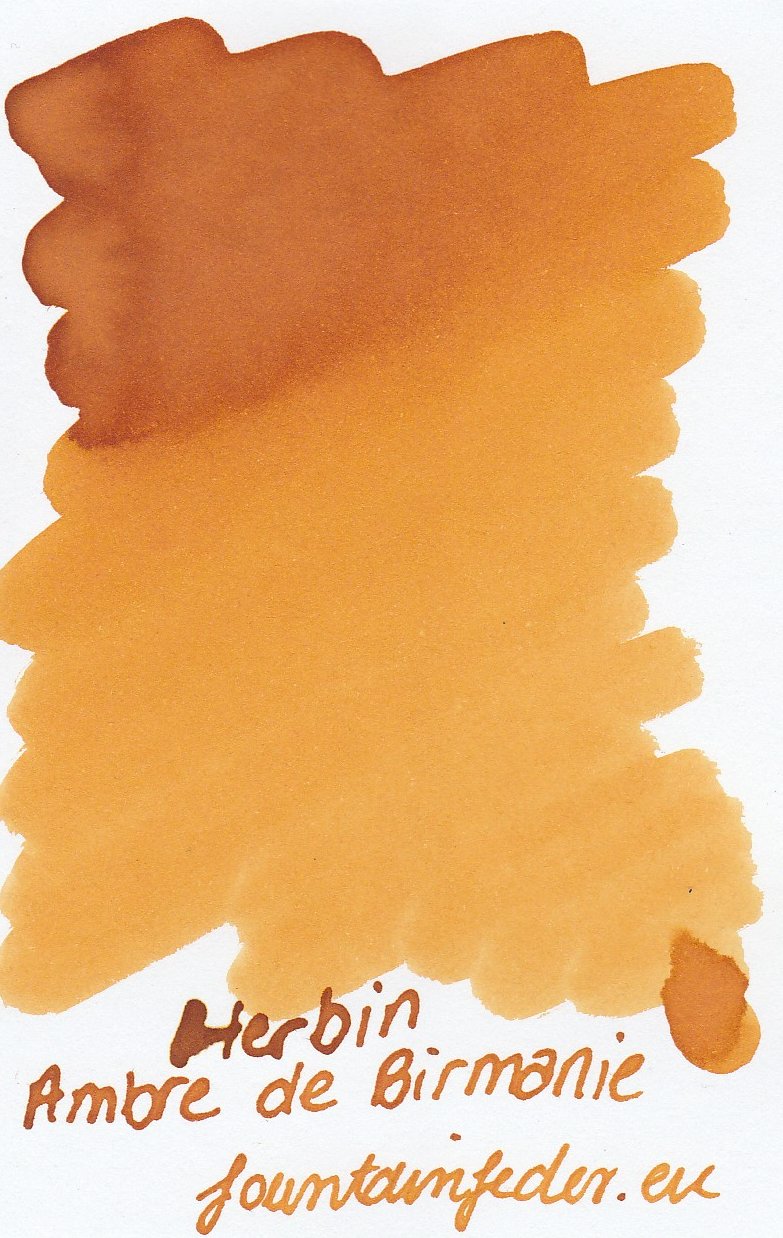 Herbin Ambre de Birmanie Ink Sample 2ml