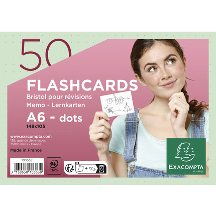 Exacompta Karteikarten Flashcards