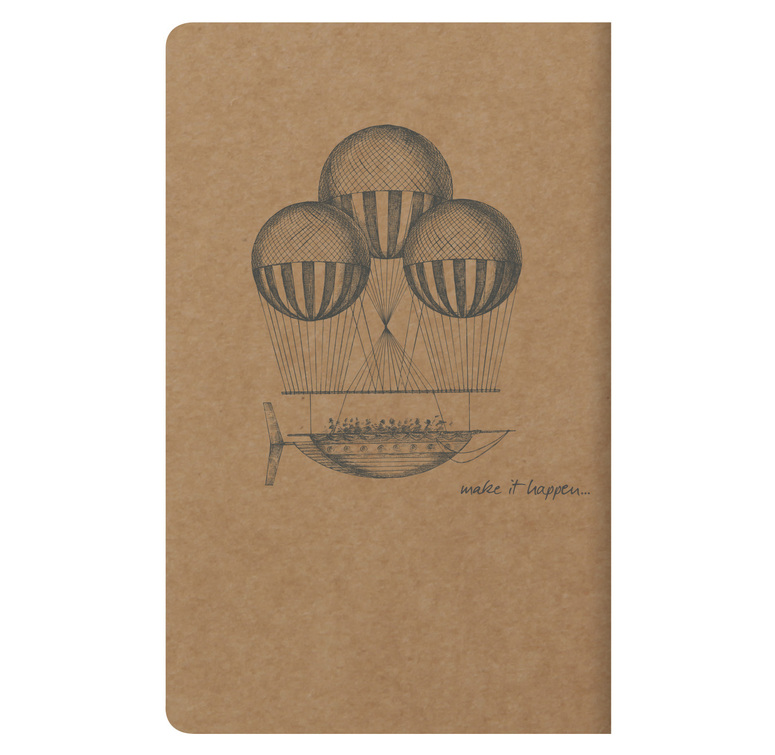 Clairefontaine Flying Spirit - 7.5x12cm Brown