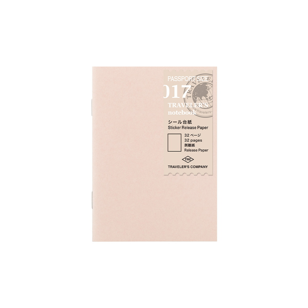 017. Sticker Release Paper Refill PP Size