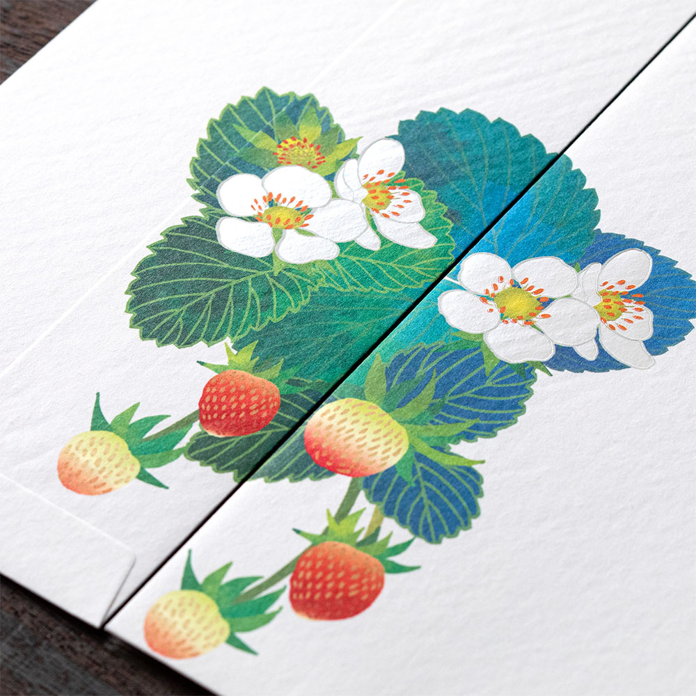 Midori Seasonal Stationery - Strawberry