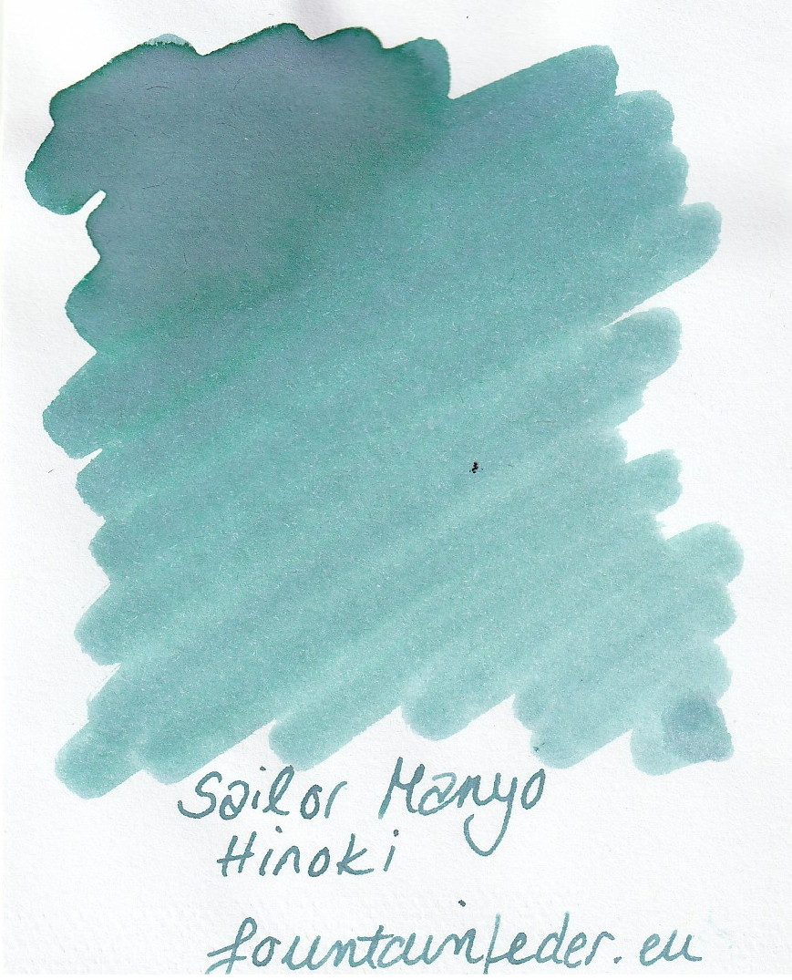 Sailor Manyo Hinoki Ink Sample 2ml