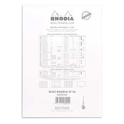 Rhodia No.16 Meetingpad A5
