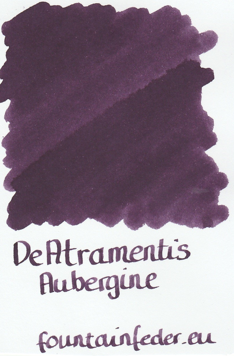DeAtramentis Aubergine Ink Sample 2ml