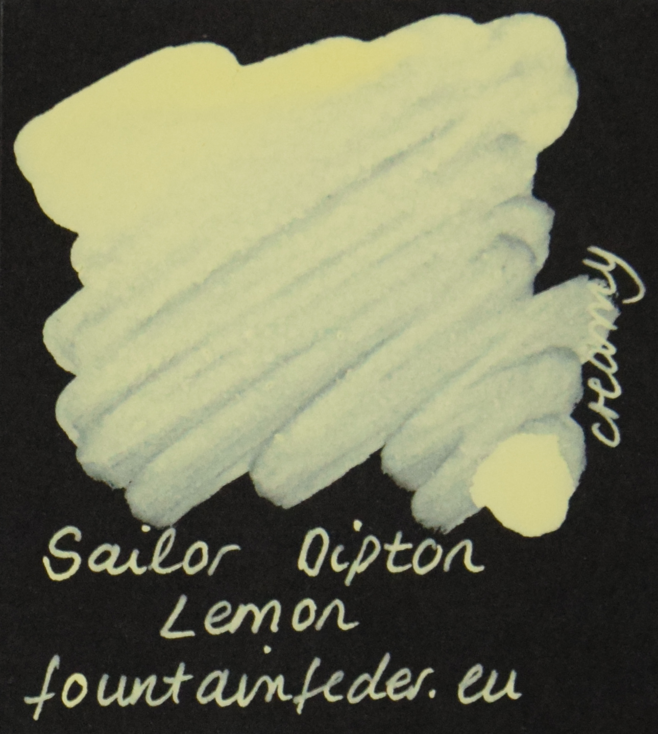 Sailor Dipton Ink - Creamy Lemon Ink Sample 2ml