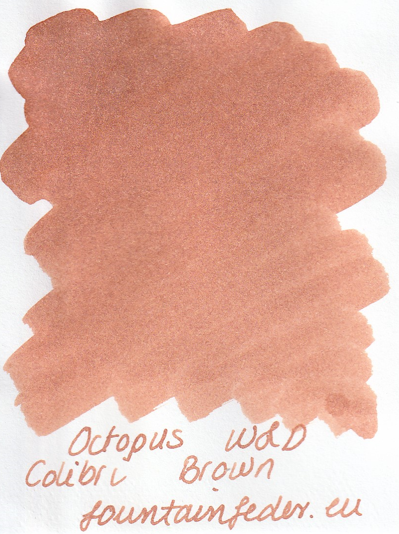 Octopus Fluids Write & Draw - Colibri Brown Ink Sample 2ml