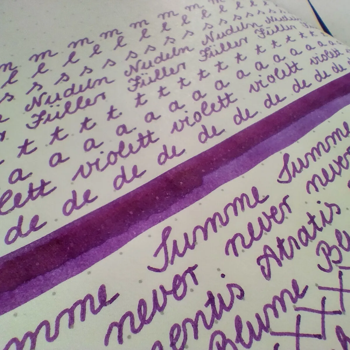 DeAtramentis Document Purpurviolett - Ink Sample 2ml