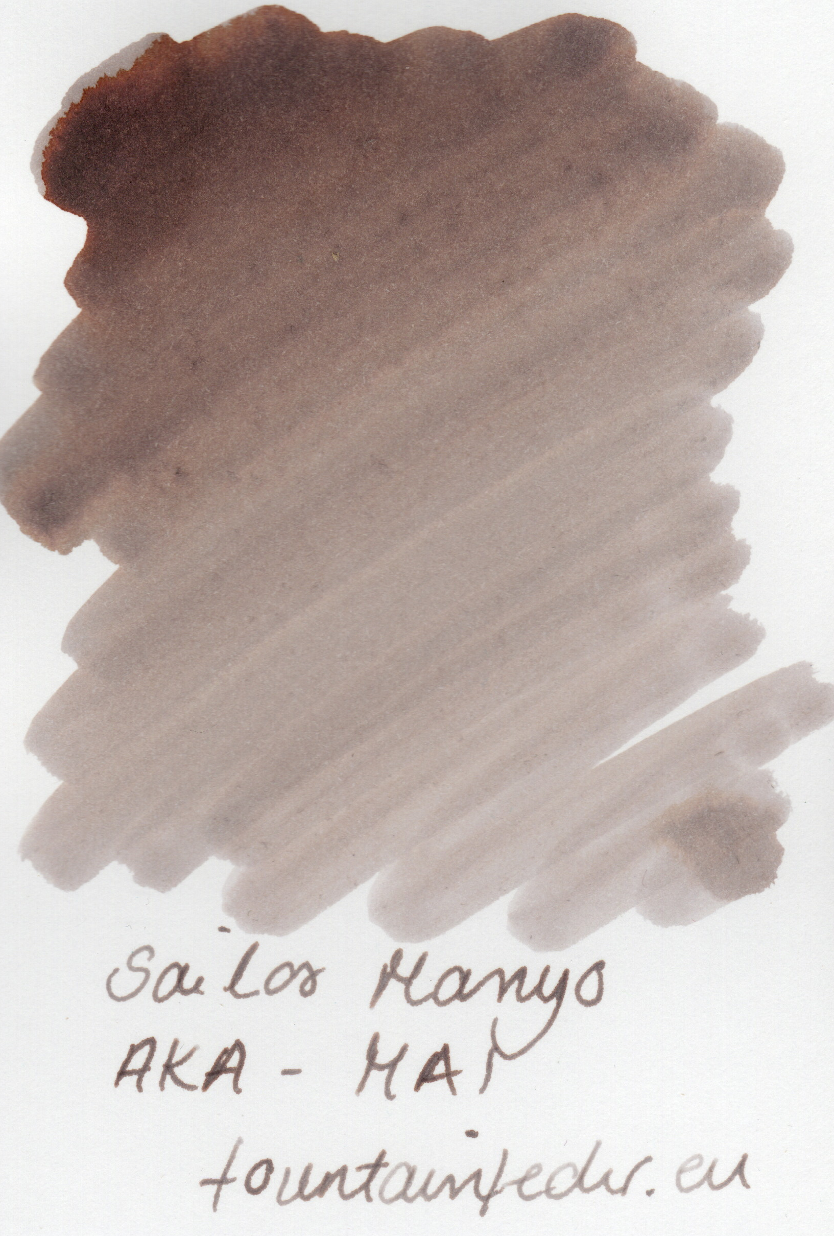 Sailor Manyo Limited - Aka-Mai Ink Sample 2ml