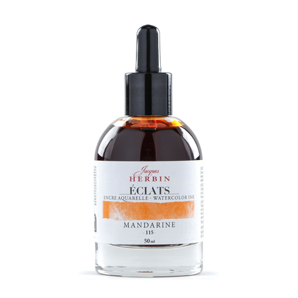 Jacques Herbin Aquarelltine Éclats - Mandarine 50ml