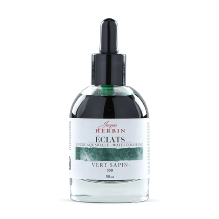Jacques Herbin Aquarelltine Éclats - Vert Sapin 50ml
