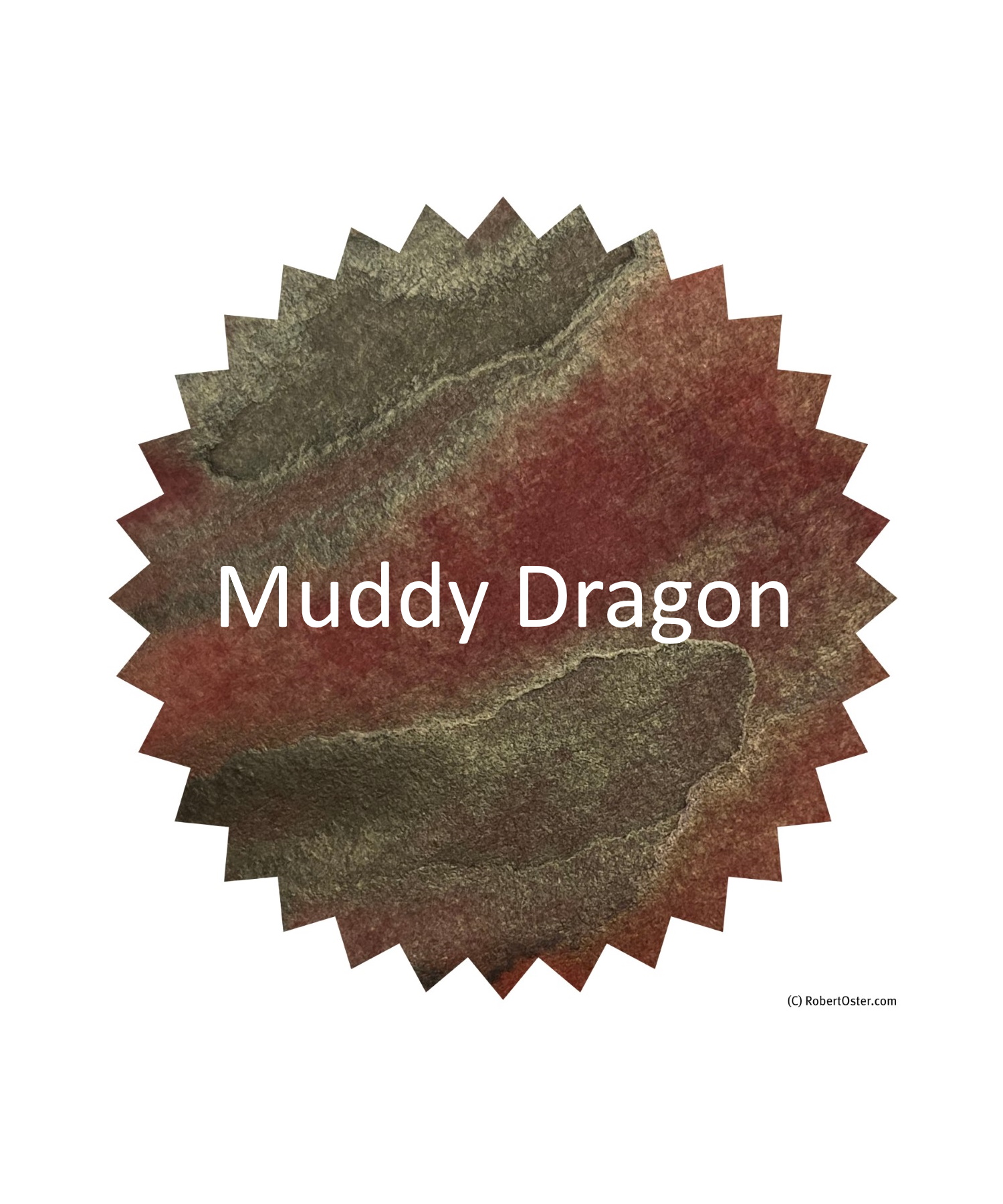 Robert Oster MudPack - Muddy Dragon Ink Sample 2ml