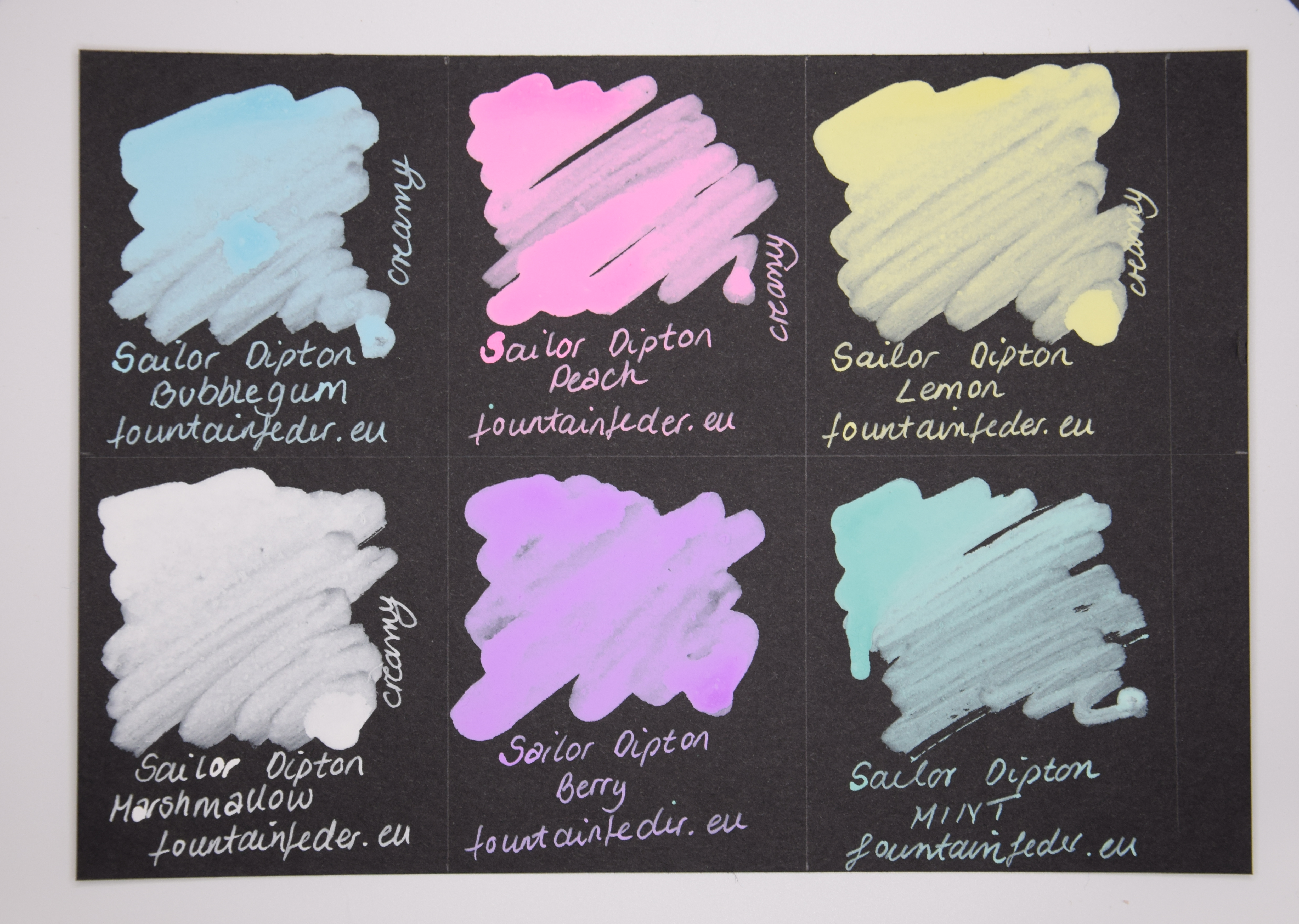 Sailor Dipton Ink - Creamy Lemon Ink Sample 2ml