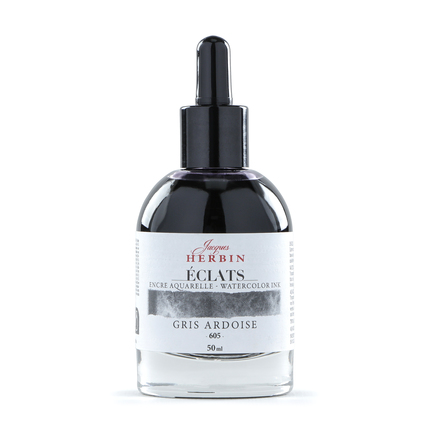 Jacques Herbin Aquarelltine Éclats - Schiefergrau 50ml