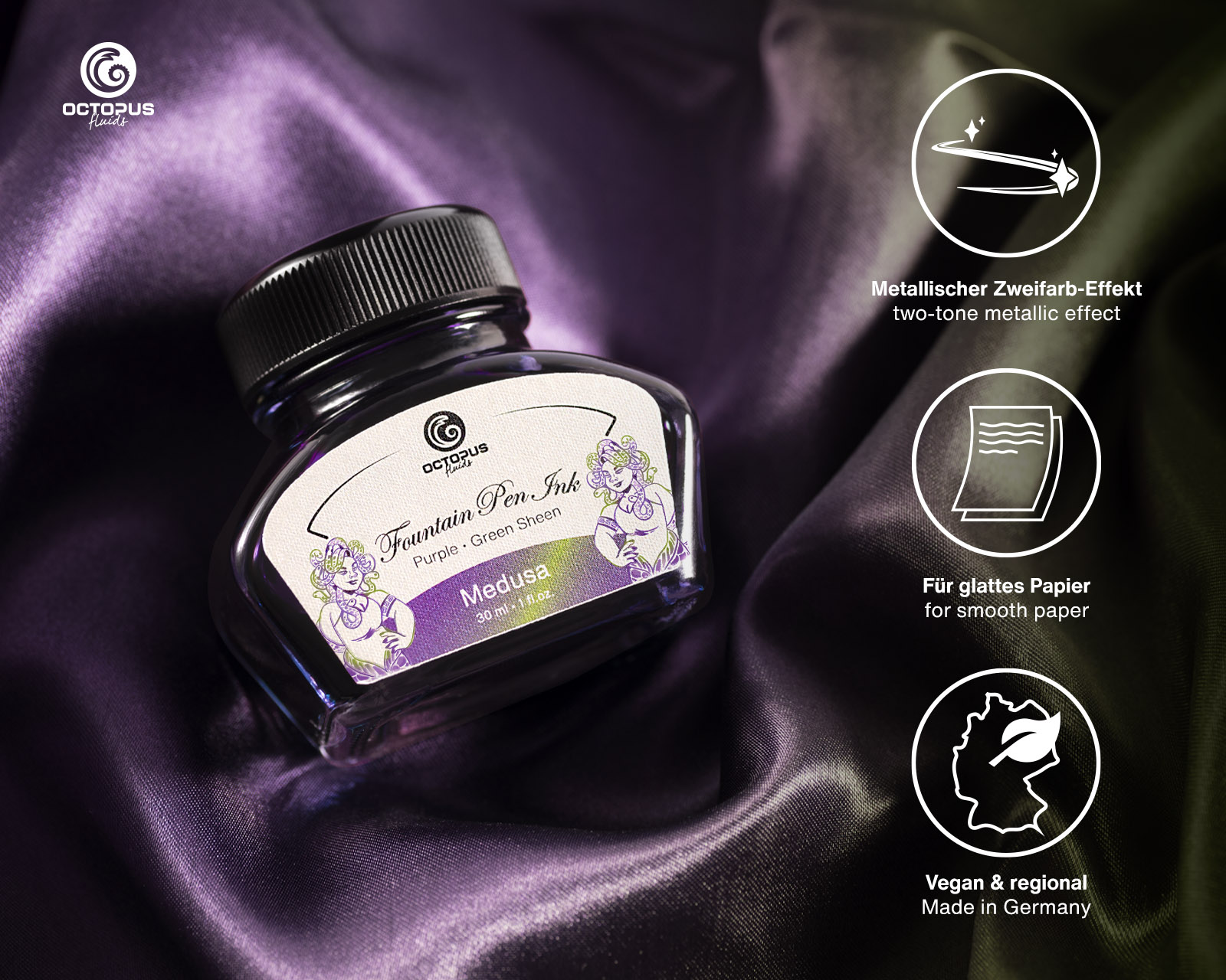 Octopus Sheen Ink - Medusa 30ml