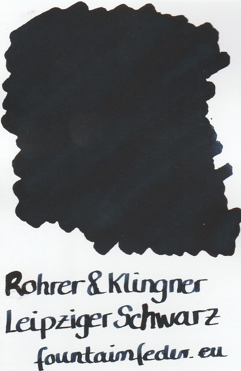 Rohrer & Klingner Leipziger Schwarz Ink Sample 2ml