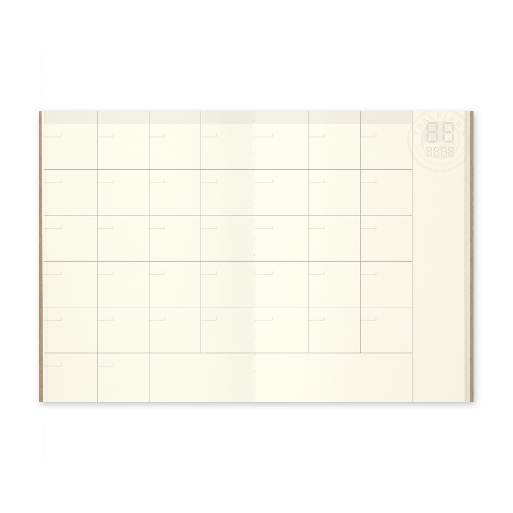 006. Free Diary Refill (Monthly) PP Size