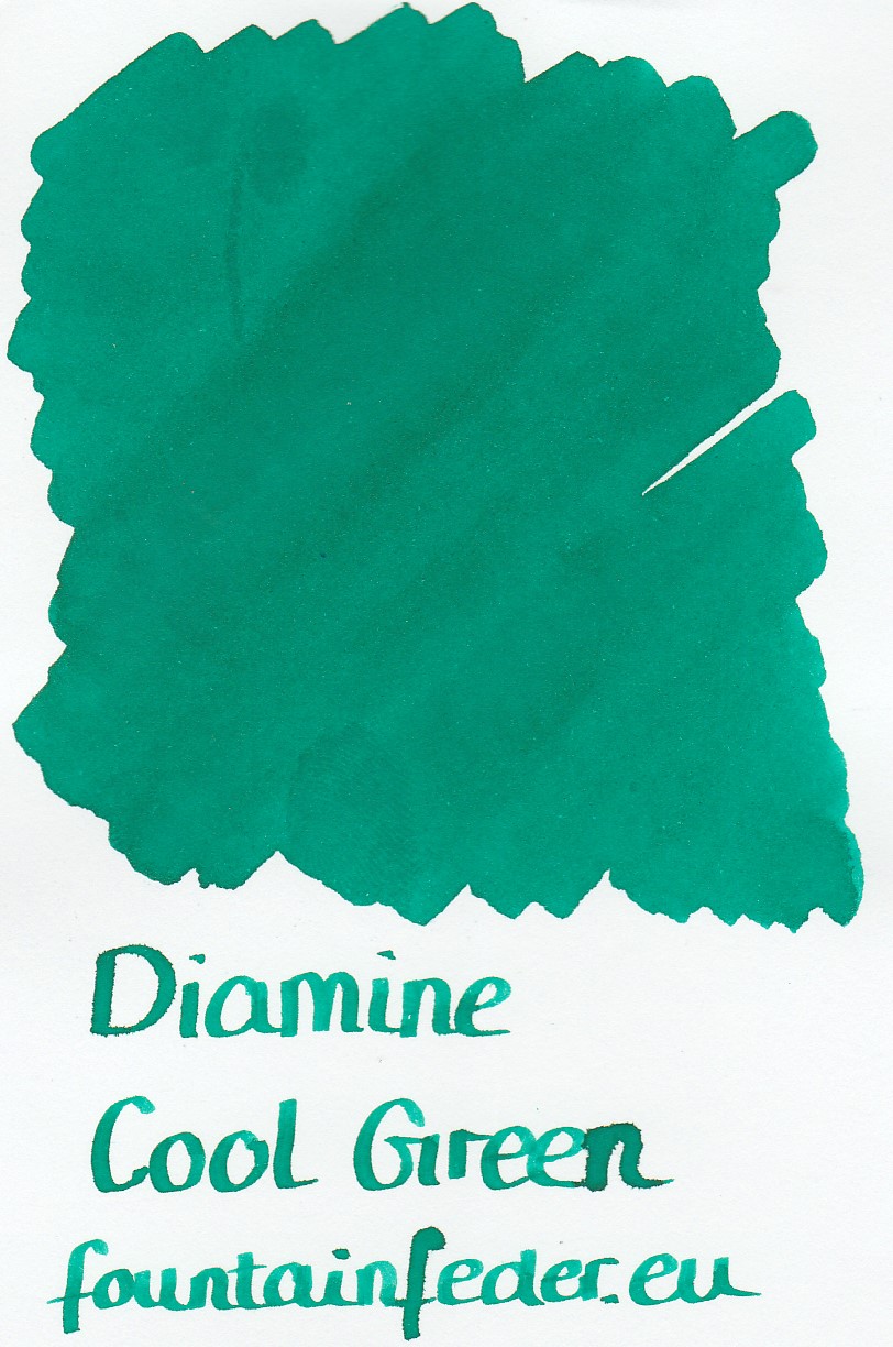 Diamine Cool Green Ink Sample 2ml