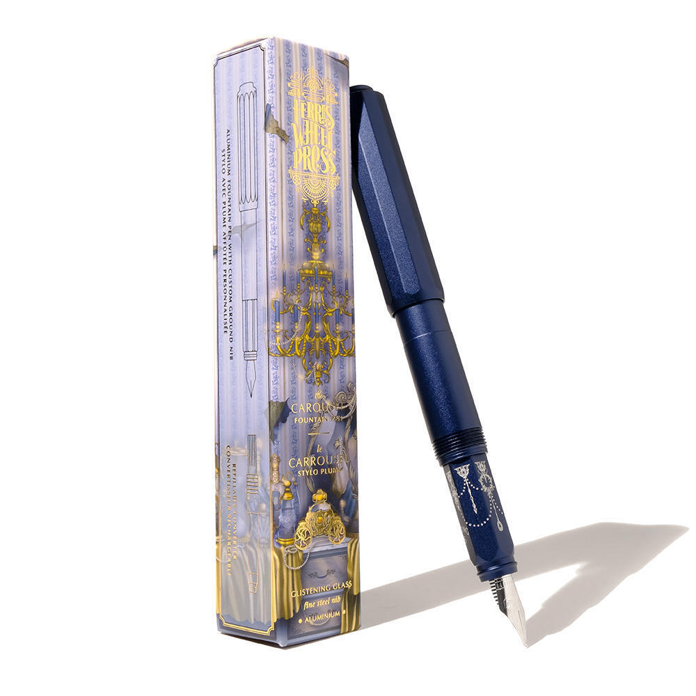 Ferris Wheel Press - Limited Edition | Aluminum Carousel Fountain Pen - Glistening Glass