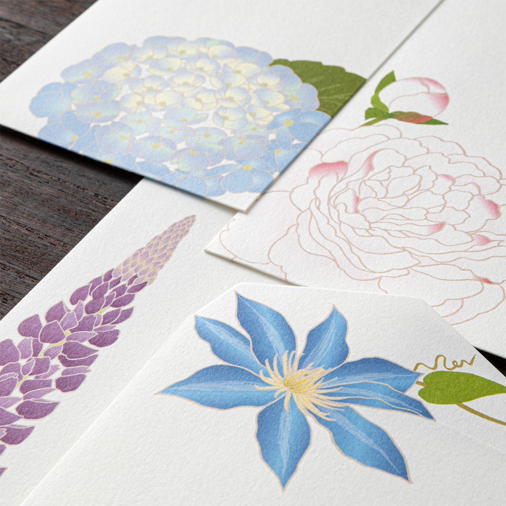 Midori Seasonal Stationery - Summer Flowers