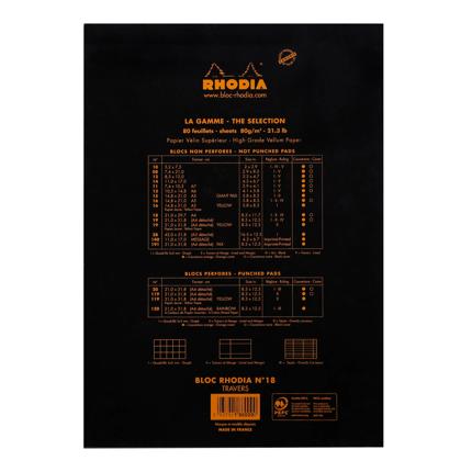 Rhodia No.18 A4 Notepad