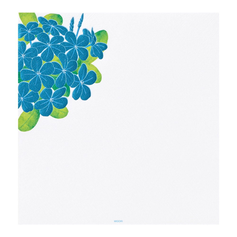Midori Seasonal Stationery - Plumbago
