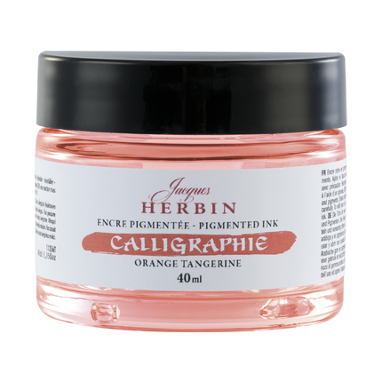 Herbin Pigmentierte Kalligrafietinte - Orange 40ml