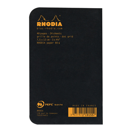 Rhodia Pocket Notizheft 7.5x12cm