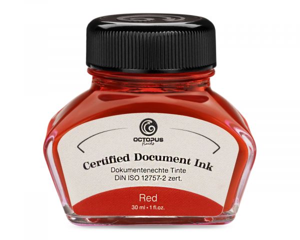 Octopus Document Ink - Red 30ml